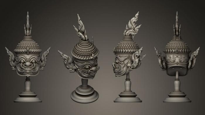 Indian sculptures (STKI_0019) 3D model for CNC machine
